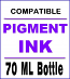 70 ml Bottle Compatible Pigment Ink 